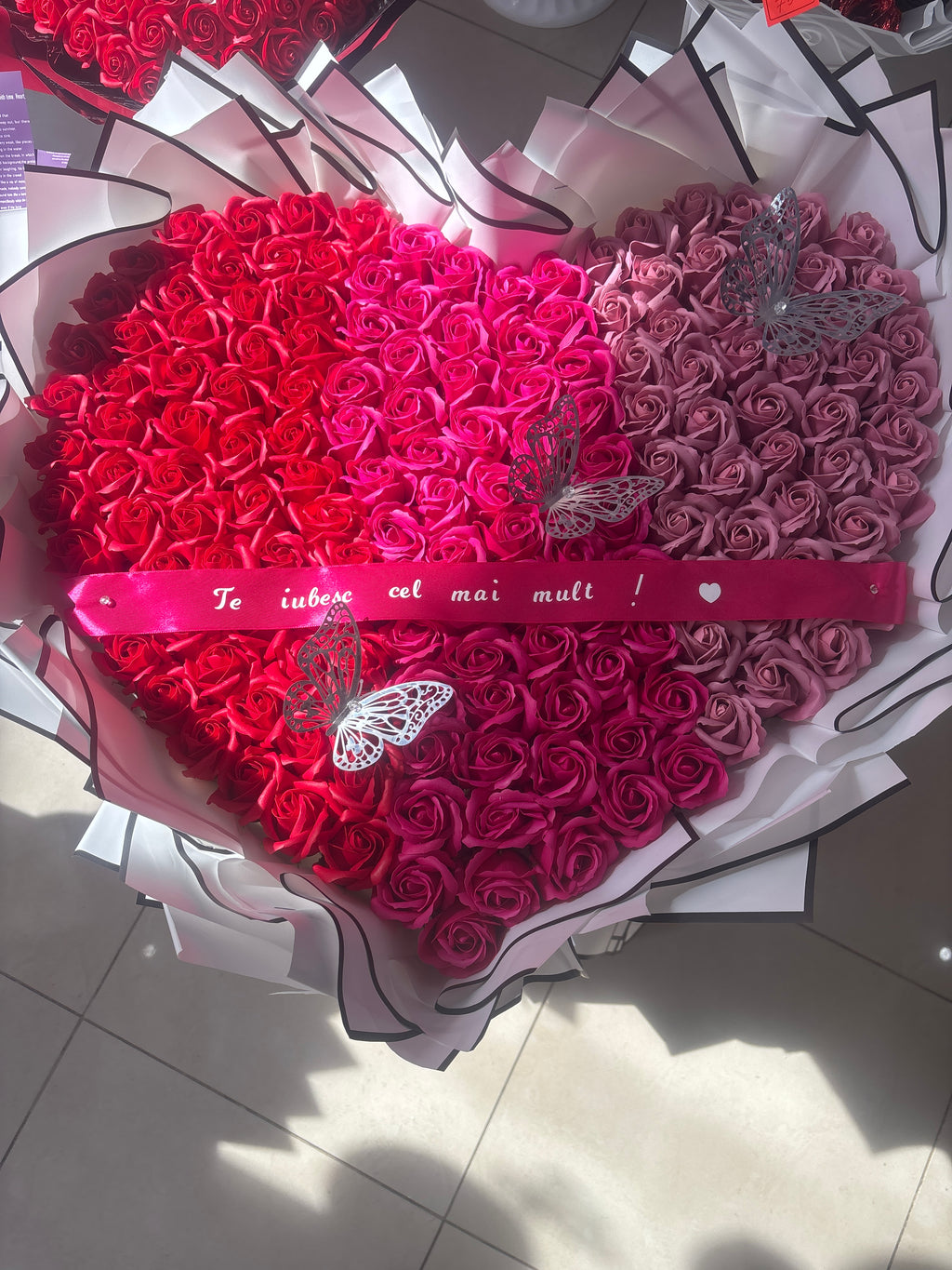 Buchet premium 251 trandafiri săpun